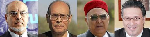 Jebali, Marzouki, Jrad et Karoui