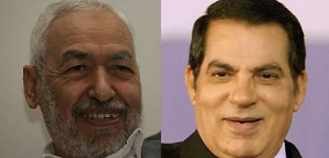 Ghannouchi & Ben Ali