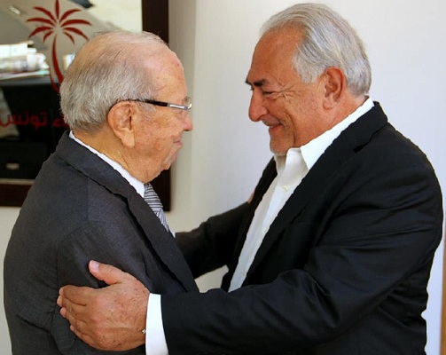 Essebsi - Strauss Kahn