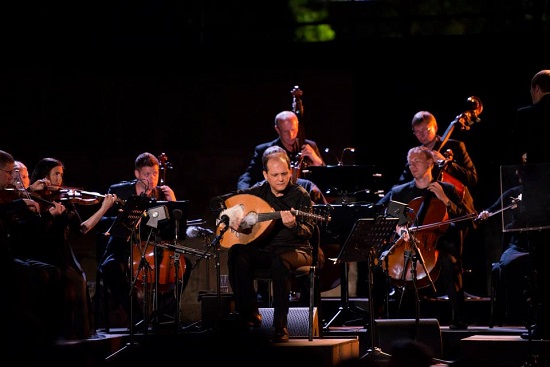 Anouar Brahem à l'ouverture du festival international de Carthage (crédit photo / FIC)