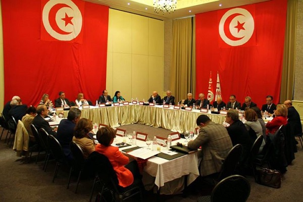 1ere runion bureau politique de nidaa tounes - photo nidaa tounes