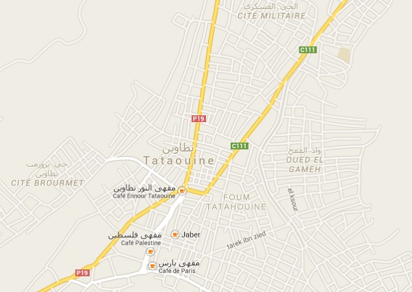 map Tataouine