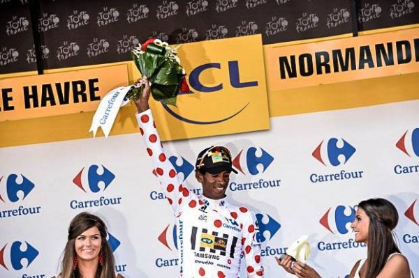 Daniel Teklehaimanot maillot à pois du Tour de France