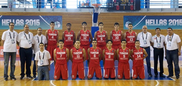 La sélection tunisienne des -19 ans de Basketball | Photo : FIBA