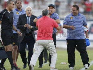Faouzi Benzarti et Yassine Ben Ahmed (Photo : Orange Foot)