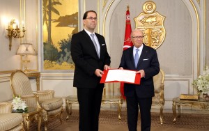 Youssef Chahed et Béji Caid Essebsi
