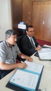 M.Nizar Bouguila avec le président de l'amicale de la faculté de medecine de Sousse