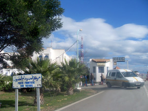 Poste frontalier de Oum Teboul | Crédit : echouroukonline