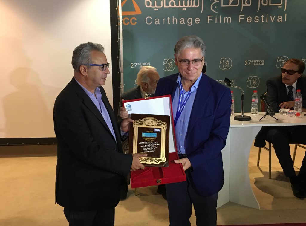 Le syndicat des cinéastes égyptiens honore Brahim Letaief