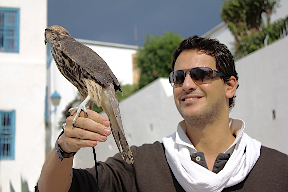 Khaled Abol Naga in Sidi Bou Said - Tunisia