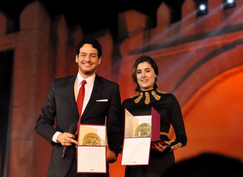 Khaled Abol Naga et Aïcha Ben Ahmed animent la cérémonie de clôture de 