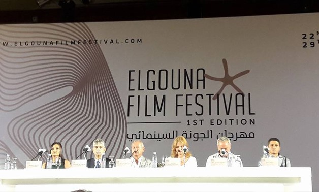 Conférence de presse précédant le festival du film d'El Gouna
