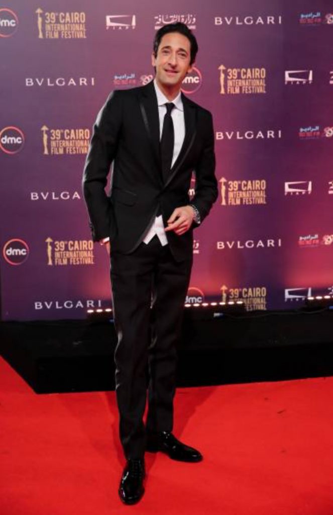 Adrien Brody sur le tapis rouge du CIFF