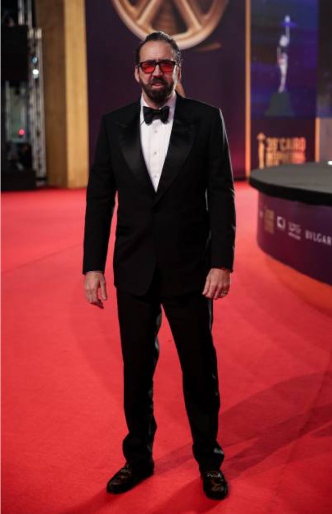 Nicolas Cage sur le tapis rouge du CIFF
