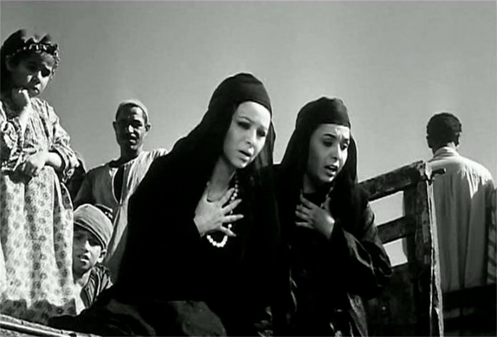 Faten Hamama dans le film "Le péché"