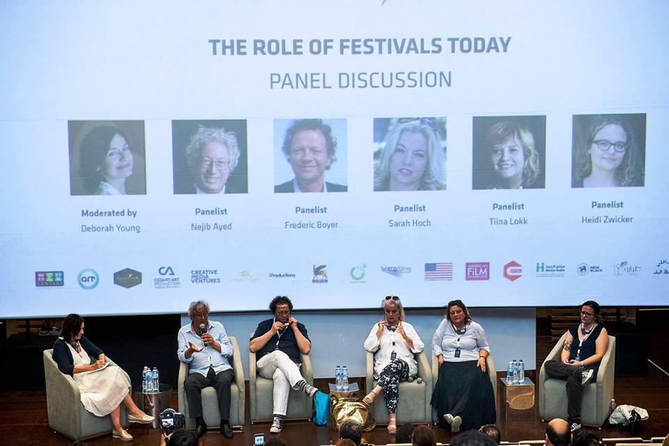 M.Nejib Ayed participant au panel « le rôle des festivals aujourd’hui ».