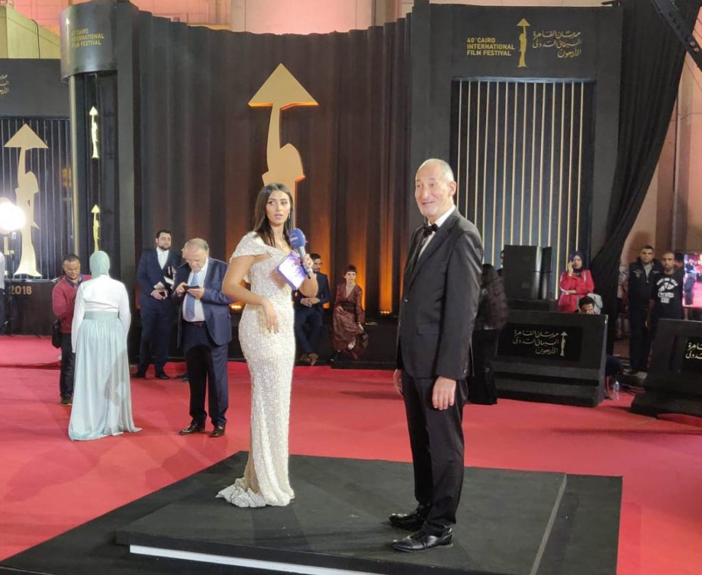 Daniel Ziskind à la cérémonie de clôture du Festival International du Film du Caire