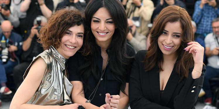 Cannes 2019 - Nisrin Erradi, Maryam Touzani, et Lubna Azabal Adam
