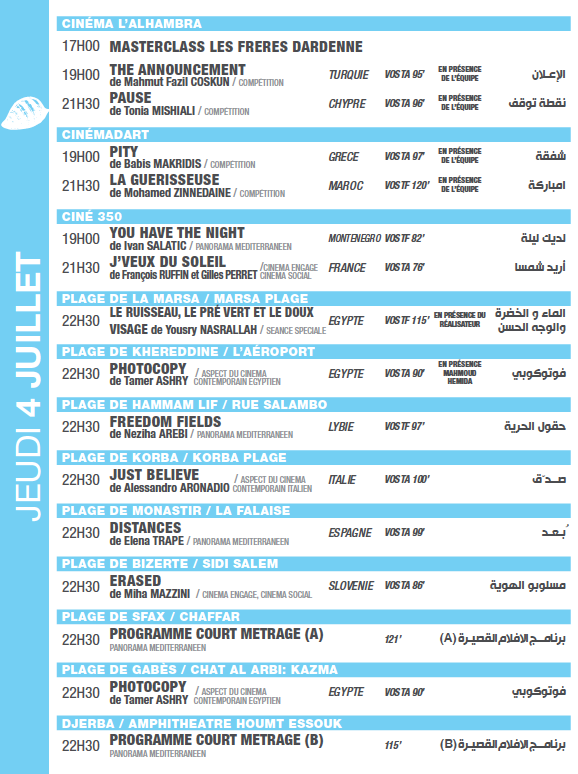Manarat 2019 - Programme complet