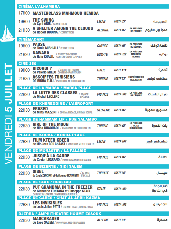 Manarat 2019 - Programme complet