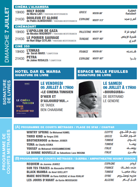 Manarat 2019 - Programme complet