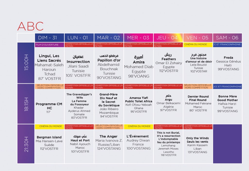 Programme JCC 2021 