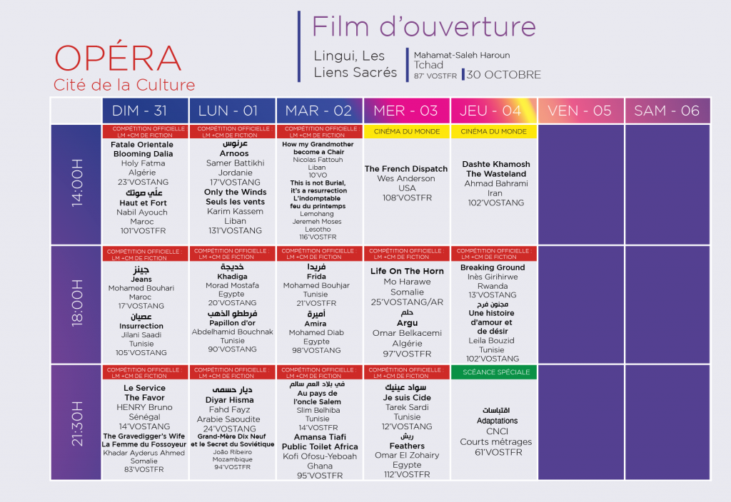 Programme JCC 2021 