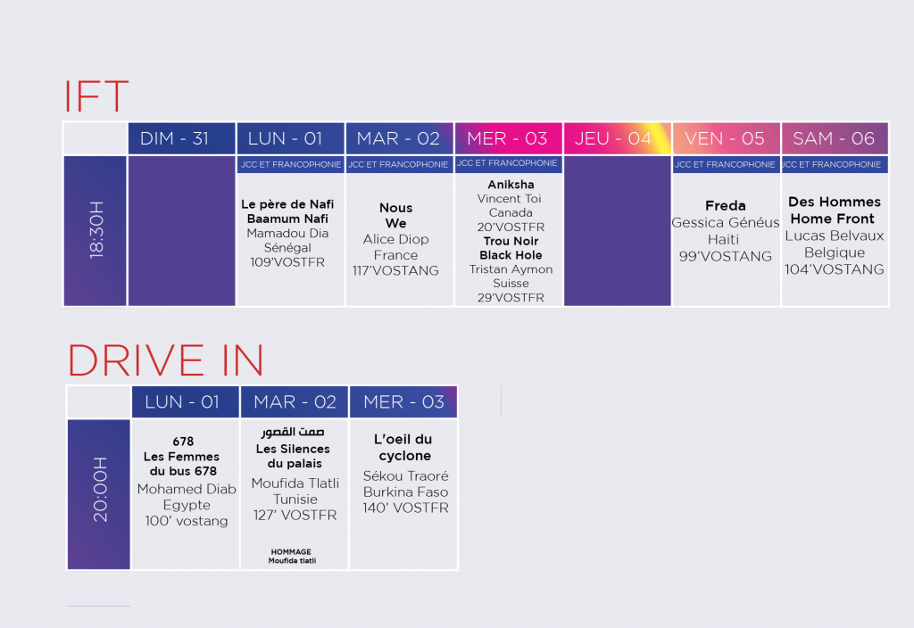 Programme JCC 2021 