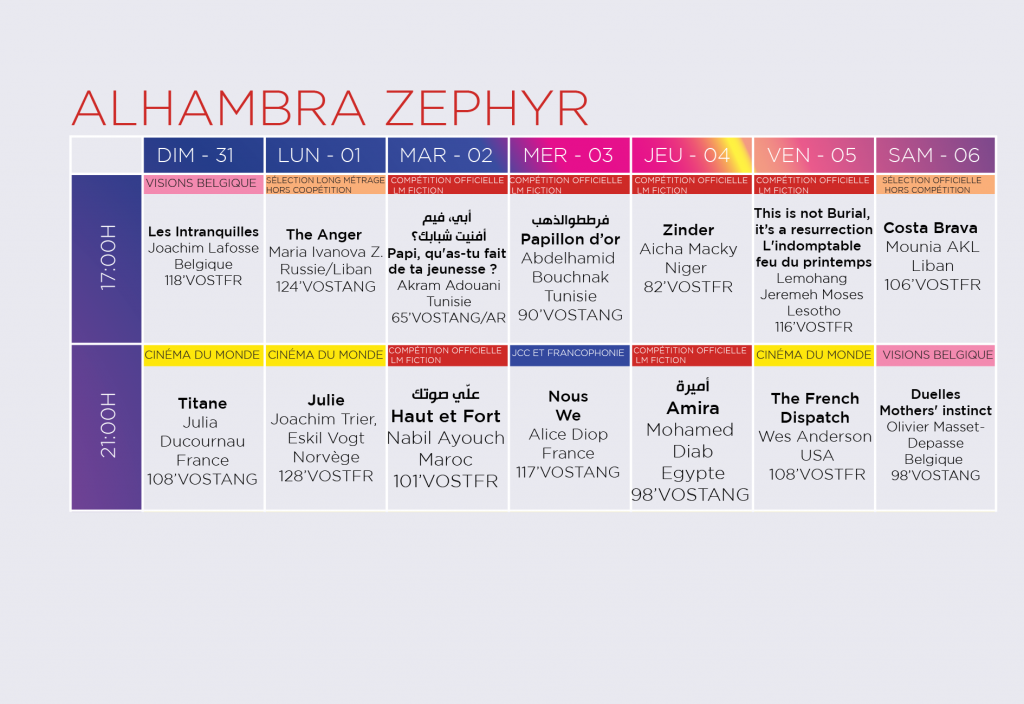 Programme JCC 2021 