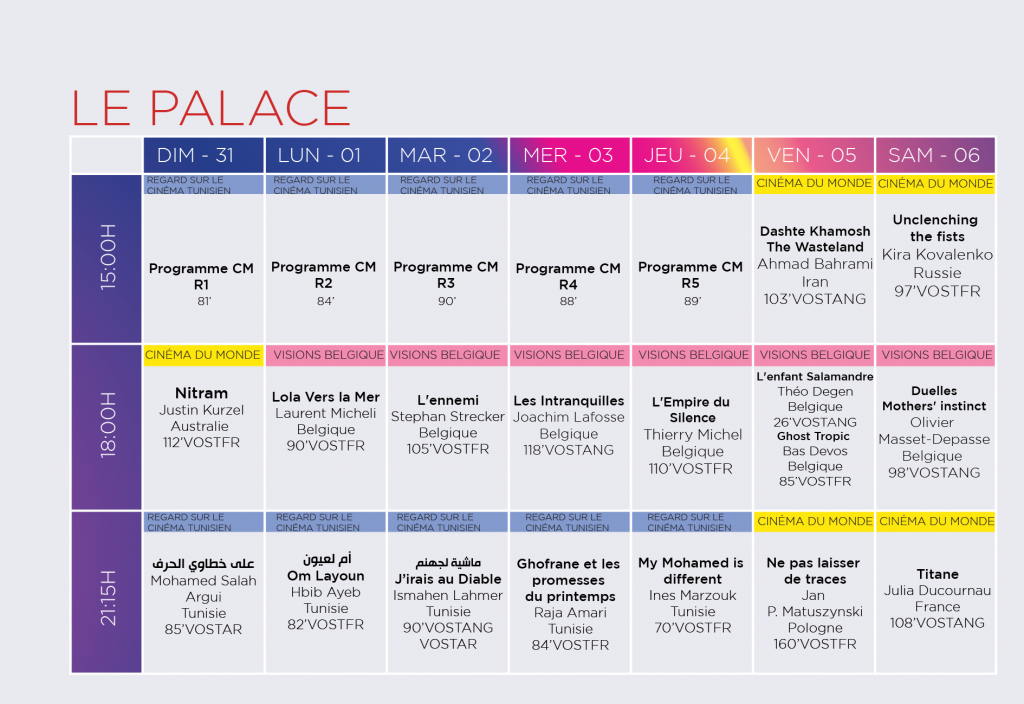 Programme JCC 2021 