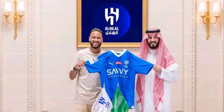 نيمار في الهلال السعودي بشكل رسمي