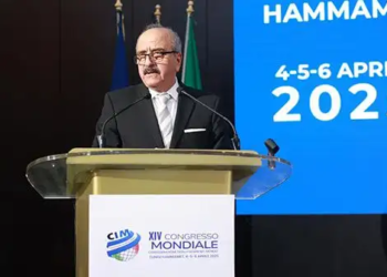 النفطي يشرف على افتتاح المؤتمر الرابع عشر لكونفدرالية الايطاليين حول العالم