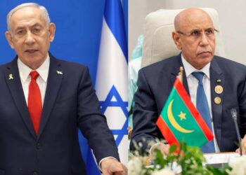 Prime Minister Benjamin Netanyahu meet with Mauritania President Mohamed Ould Ghazouan