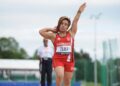 BIRMINGHAM, ENGLAND - JUNE 29:  Raoua Tlili of Tunisia in the Shot Put Women - F40 F41 during the IPC Grand Prix Final at Alexander Stadium on June 29, 2013 in Birmingham, England.  (Photo by Christopher Lee/Getty Images)