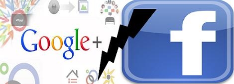 Facebook vs Google+ : le choc des titans