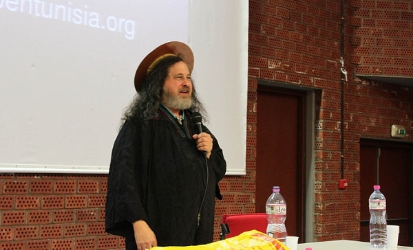 BarCamp INSAT : le show de Richard Stallman