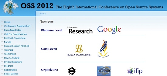 'open source researchers' à Hammamet : entre Microsoft comme sponsor et prix exorbitants !
