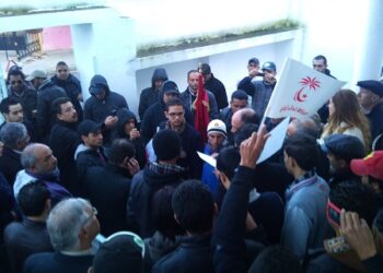 Sit-in à l’Ariana en réaction aux attaques contre Nidaa Tounes