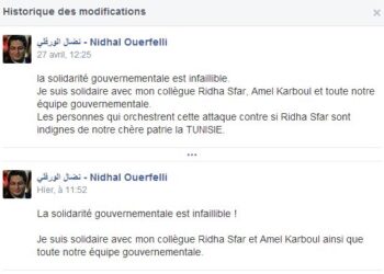 Motion et émotions - Nidhal Ouerfelli clashe les «indignes»