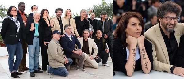 Nadia Khiari depuis le Festival de Cannes : #FREE AZYZ ; #FREE JABEUR