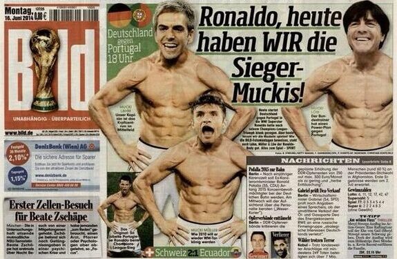 Le journal allemand Bild se paye le «torse» de Ronaldo