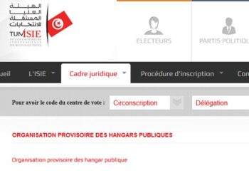 L&rsquo;ISIE invente l&rsquo;organisation provisoire des &laquo;hangars publiques&raquo;