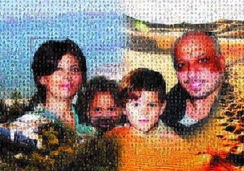 "Mosaique Humaine" : Fresque g&eacute;ante &agrave; Hammamet aux visages tunisiens multicolores