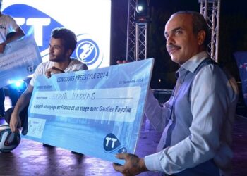 Sous l&rsquo;&eacute;gide de Tunisie Telecom, Ayoub Haouas 1er champion de Tunisie de foot freestyle