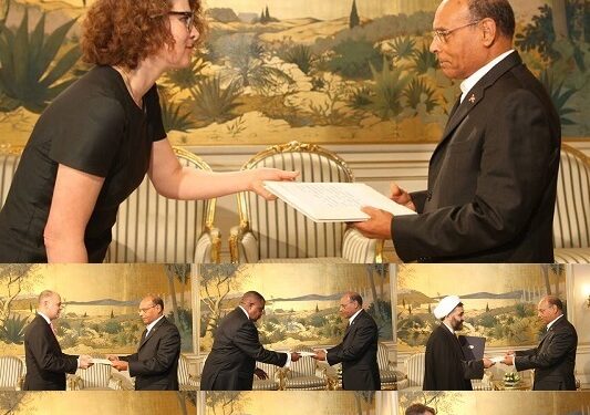 Sept nouveaux ambassadeurs en Tunisie