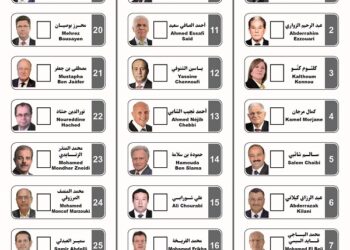 Election pr&eacute;sidentielle : L'ISIE publie un mod&egrave;le du bulletin de vote