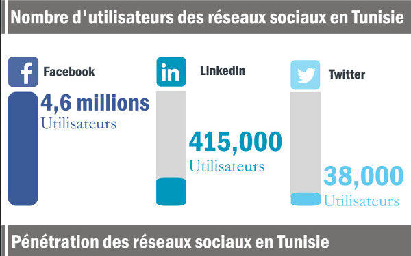 Tunisie Sondage : 53% des Tunisiens utilisent Internet, et 42% utilisent les réseaux sociaux