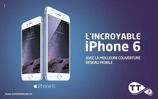 « L'incroyable Iphone6 » en vente chez Tunisie Telecom