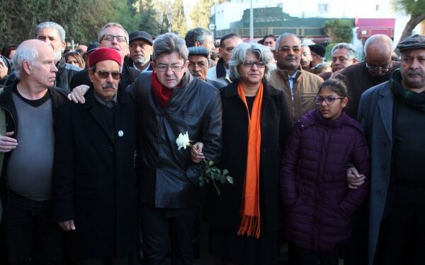 Jean-Luc Mélenchon à Tunis pour la commémoration de l'assassinat de Chokri Belaid