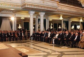 Les magistrats se retirent de la c&eacute;r&eacute;monie de c&eacute;l&eacute;bration de la f&ecirc;te de l'Ind&eacute;pendance au Palais de Carthage